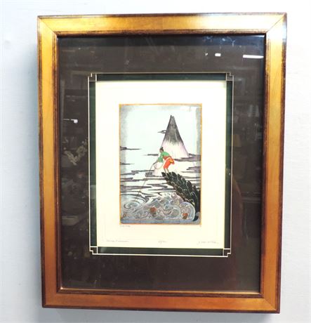 J. DAN MITRA 'Chinese Fisherman' (67/350) Print