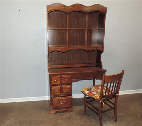 LEA Traditional Solid Wood Desk / Bookcase / Chair