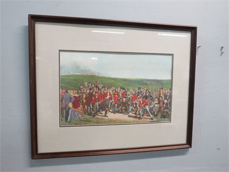 The Golfers St. Andrews 1847 Engraving Print by Sidney Lucas