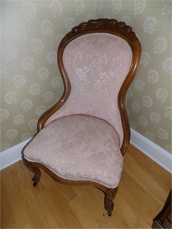 Antique Carved Ladies Parlour Chair