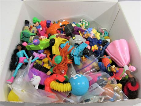 Large box of Misc. small toys - dozens!