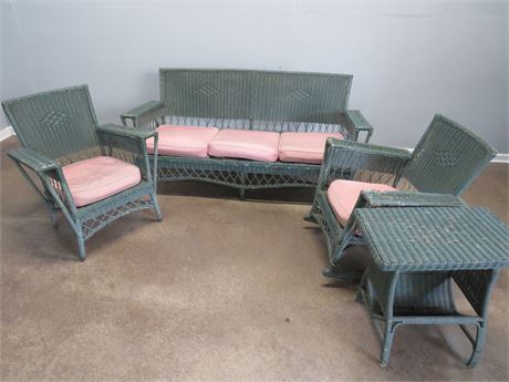 4-Piece Wicker Seating Group