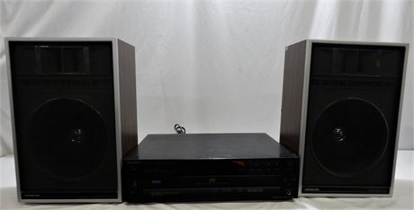 Sony Stereo Receiver with Remote and Soundesign Speakers