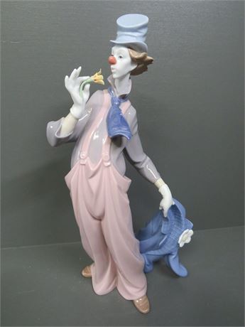 LLADRO Clown Figurine