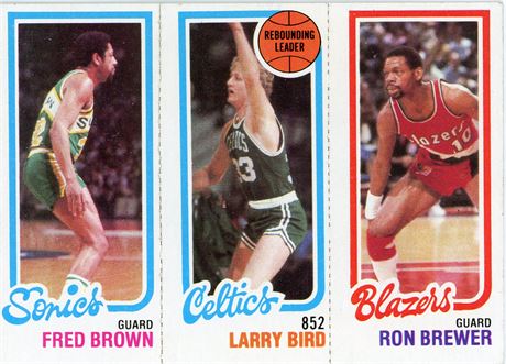 LARRY BIRD BOSTON CELTICS 1980-81 TOPPS BASKETBALL ROOKIE CARD