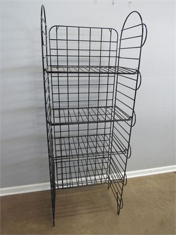 4-Shelf Wire Display Rack