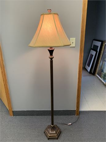 Brown Metal Floor  Lamp