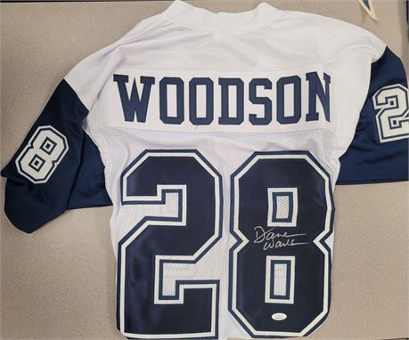 DARREN WOODSON SIGNED AND JSA CERTIFIED DALLAS COWBOYS JERSEY