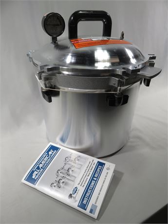 ALL-AMERICAN Cast Aluminum 21.5 Quart Pressure Cooker/Canner