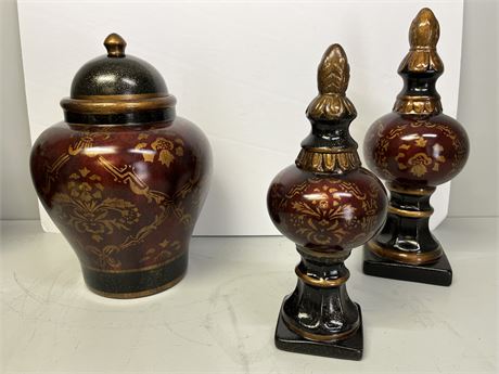 Asian Inspired Ginger Jar/Art Pieces