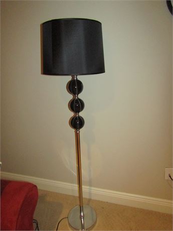 Glass Globe Floor Lamp