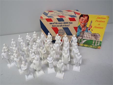 LOUIS MARX American Presidents Miniature Figurine Set