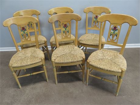 Rush Seat Kitchen Chairs
