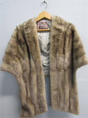 Vintage Fur Stole, from "The May Co."