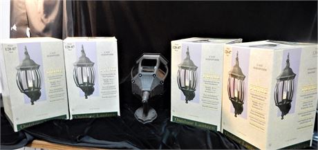 Five Prime Outdoor Lighting Beveled Glass Lanterns