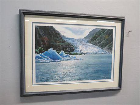 ROB GOLDBERG "Davidson Glacier" Limited Edition Litho Print