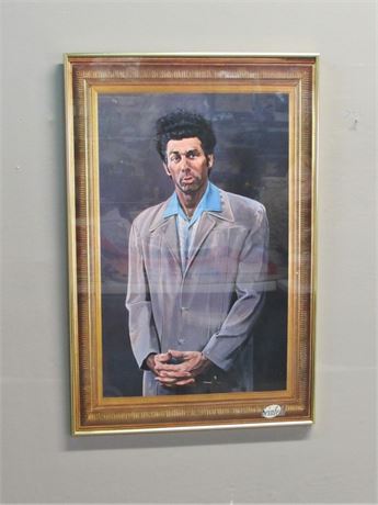 Seinfeld - Kramer Poster - Framed
