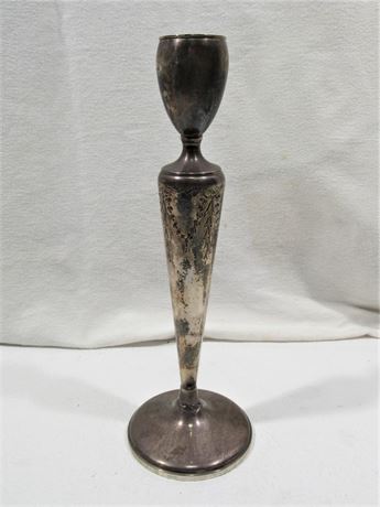 Weighted Sterling Candlestick Holder