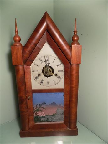 New Haven Co. Steeple Mantle Clock