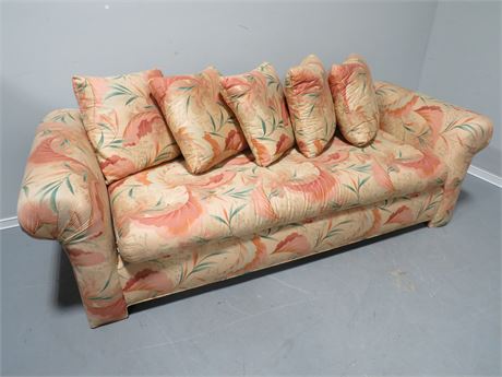 STRATFORD Tropical Pillow Back Sofa