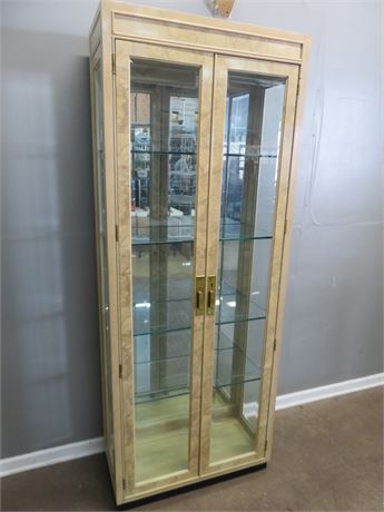 Lighted Curio Display Cabinet