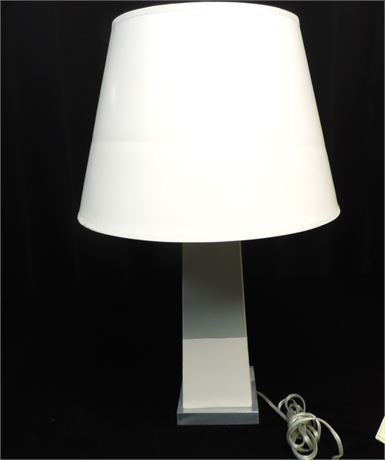 White/Gray Ceramic Table Lamp
