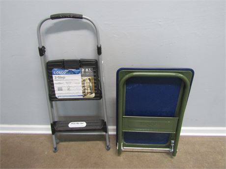 2 Piece Step Stool and Folding Moving Dolly