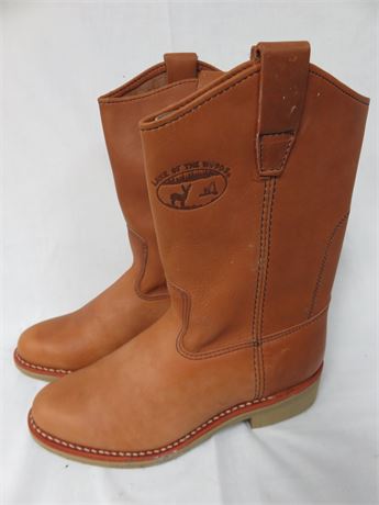 LAKE OF THE WOODS Mens Leather Western Boots - SIZE 8.5D