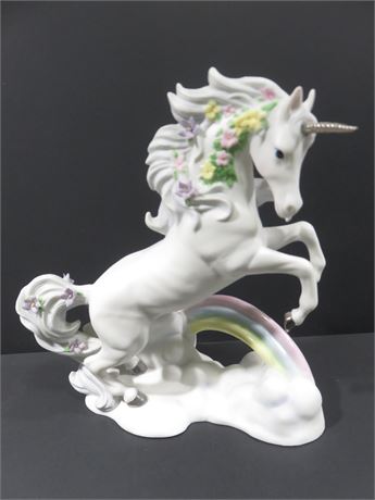 1996 LENOX Princeton Gallery "Love's Rainbow" Unicorn Figurine