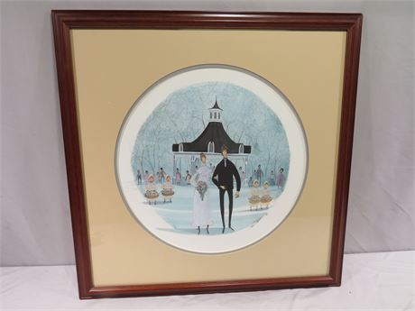 P. BUCKLEY MOSS "The Gazebo" Limited Edition Lithograph