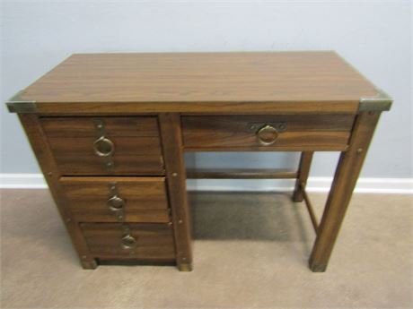 Left Handed Wood Desk,