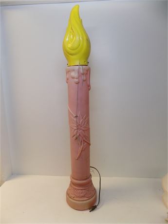 Vintage Blow Mold Candle
