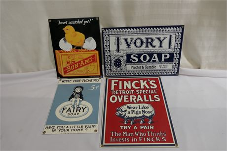 Ande Rooney Porcelain Reproduction Advertising Signs