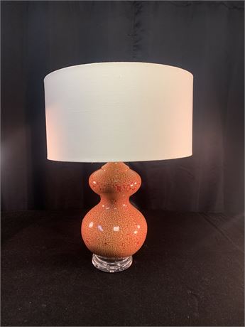 PERSIMMON GOURD TABLE LAMP