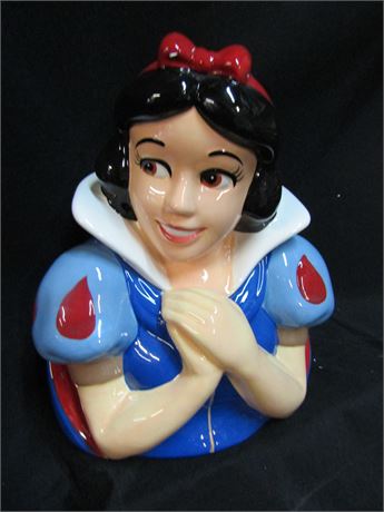 Snow White Ceramic Cookie Jar