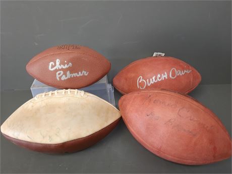 Autographed Footballs
