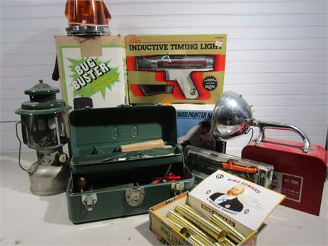 Vintage Outdoor and Tools, in Original Boxes