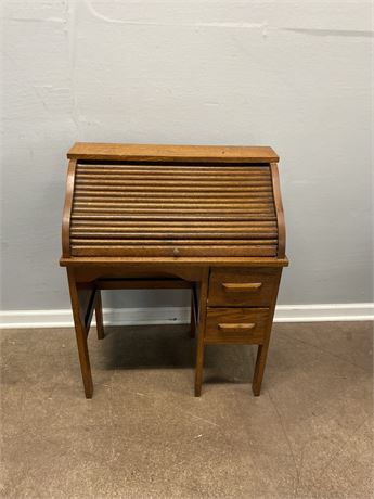 Vintage Child's Rolltop Desk