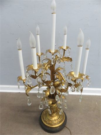 Ornate Candelabra Table Lamp