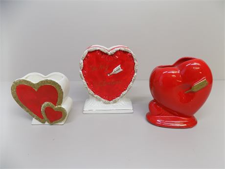 Heart Ceramic Planters