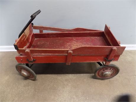 Antique Red Wagon