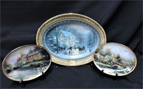 Thomas Kincade Collectible Plates