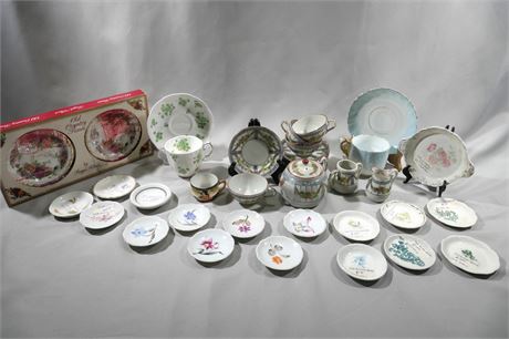 Antique Butter Saucers, ROYAL ALBERT & Occupied Japan China Collection