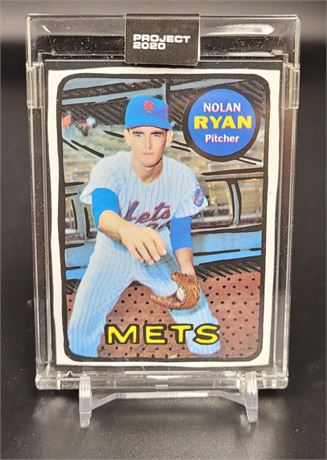 NOLAN RYAN PROJECT 2020 ARTIST'S RENDITION OF A TOPPS CARD