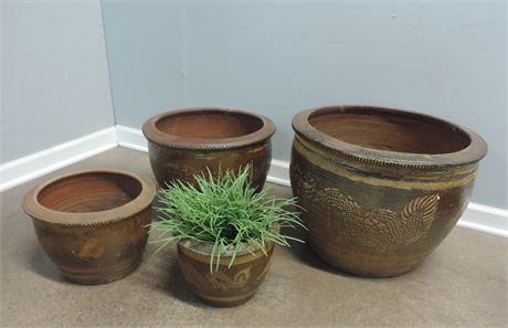 Indoor / Outdoor Clay Pot Lot