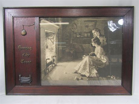 W.L. Taylor HANGING OF THE CRANE 1898 Framed Print, with Wooded Vintage Frame