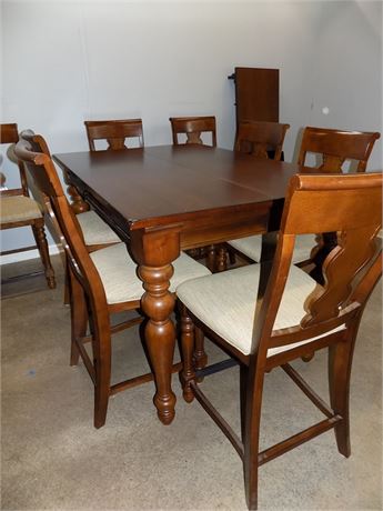High Top Dining Table & Chairs
