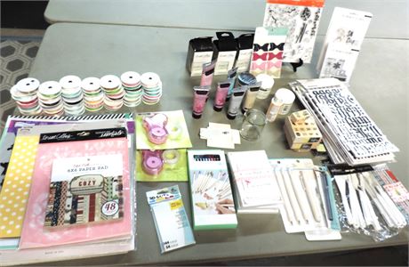 SCRAPBOOKING Supply Lot / 100 Total