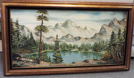 Original MACIK Landscape Oil Painting / Signed