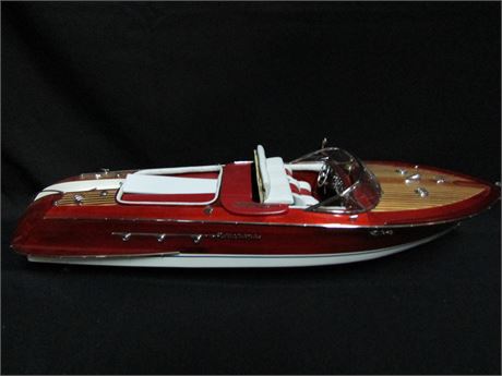 Nice Riva Aquarama Speed Boat Wooden Model Runabout